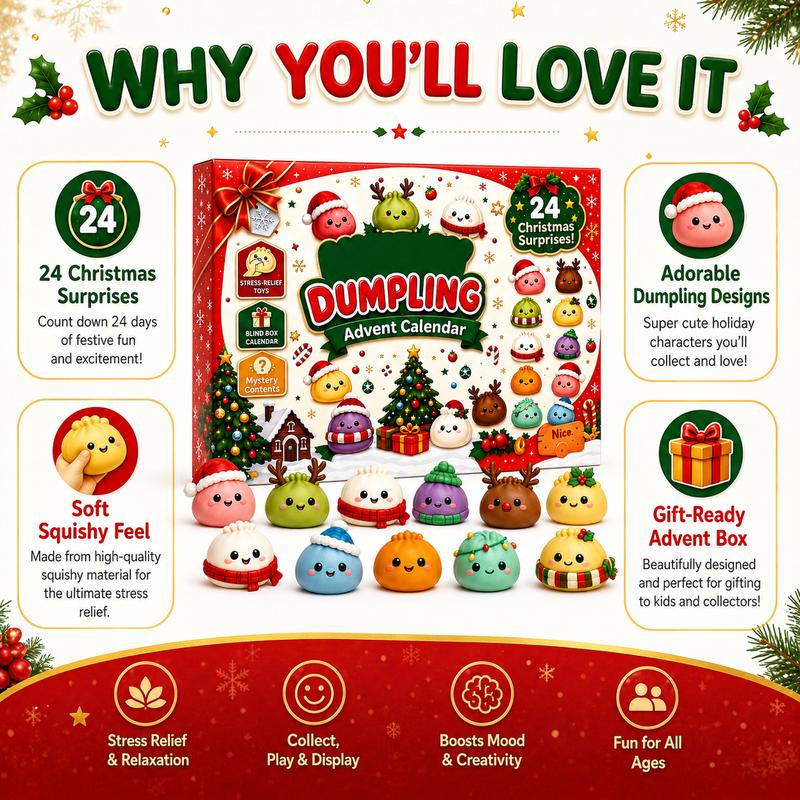 Velura™ 24 Day Christmas Squishy Advent