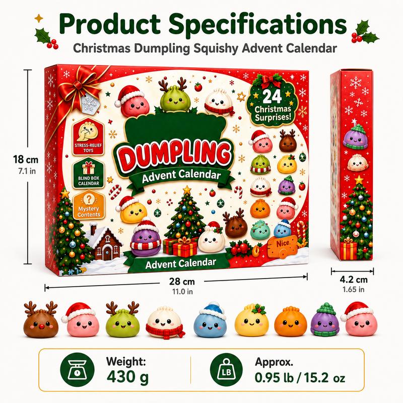 Velura™ 24 Day Christmas Squishy Advent